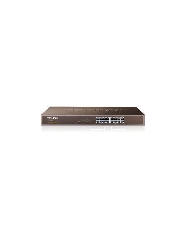 Switch 16 puertos 10 - 100 - 1000 rack 19 pulgadas tp - link
