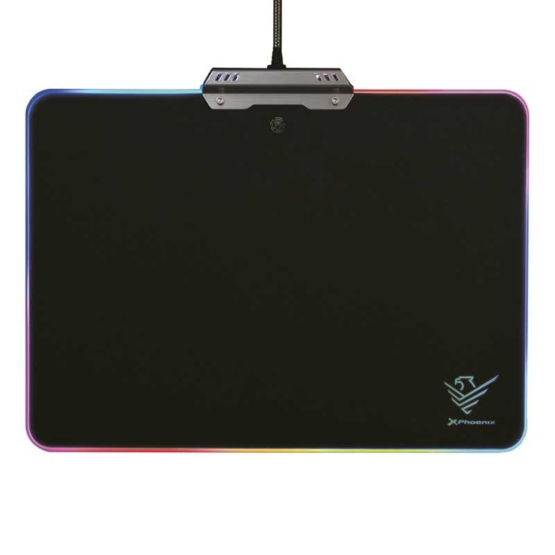 Alfombrilla gaming factor - xpad rgb negra