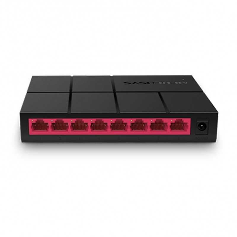 Switch mercusys ms108g 8 - puertos - 10 - 100 - 1000mbps - rj45