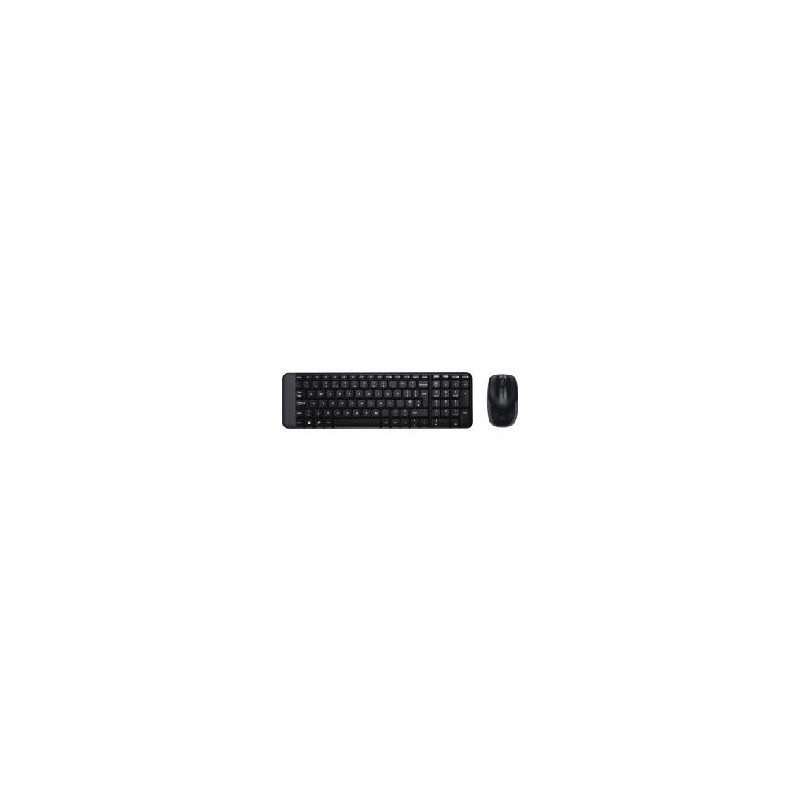 Teclado + mouse logitech mk220 wireless inalambrico ingles (eeuu)