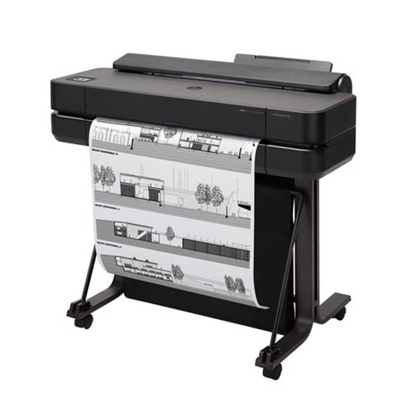 Plotter hp designjet t650 a1 24 pulgadas red - wifi - cortadora horizontal automatica