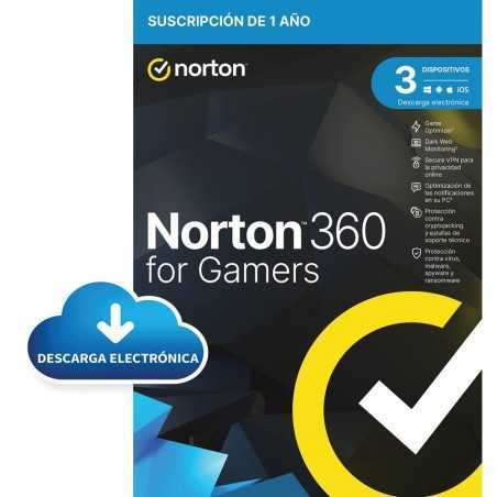 Antivirus norton 360 for gamers 50gb espaÃ±ol 1 usuario 3 dispositivos 1 aÃ±o esd electronica drmkey