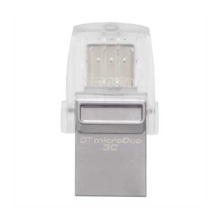 Datatraveler microduo 3c unidad flash usb 256 gb usb type - a - usb type - c 3.2 gen 1 (3.1 gen 1) acero inoxidable - prpura