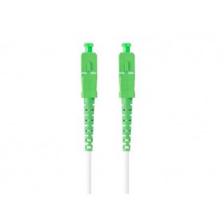 Latiguillo fibra optica sc - apc lanberg 30m mono simplex g657a2 lszh blanco