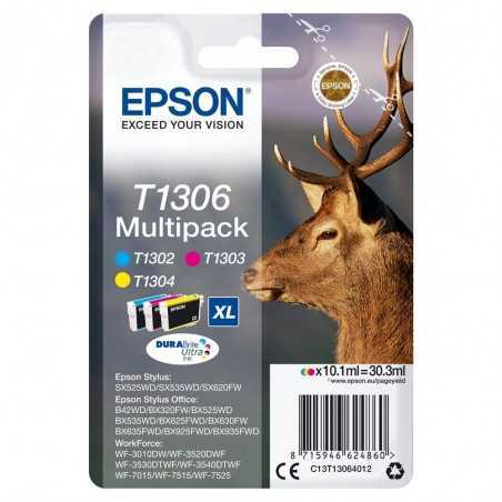 Multipack cartucho tinta epson t1306 cian - magenta - amarillo