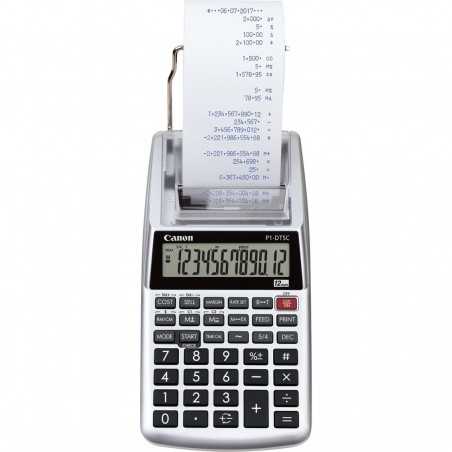 Calculadora canon impresion portatil p1 - dtsc ii hwb 12 digitos