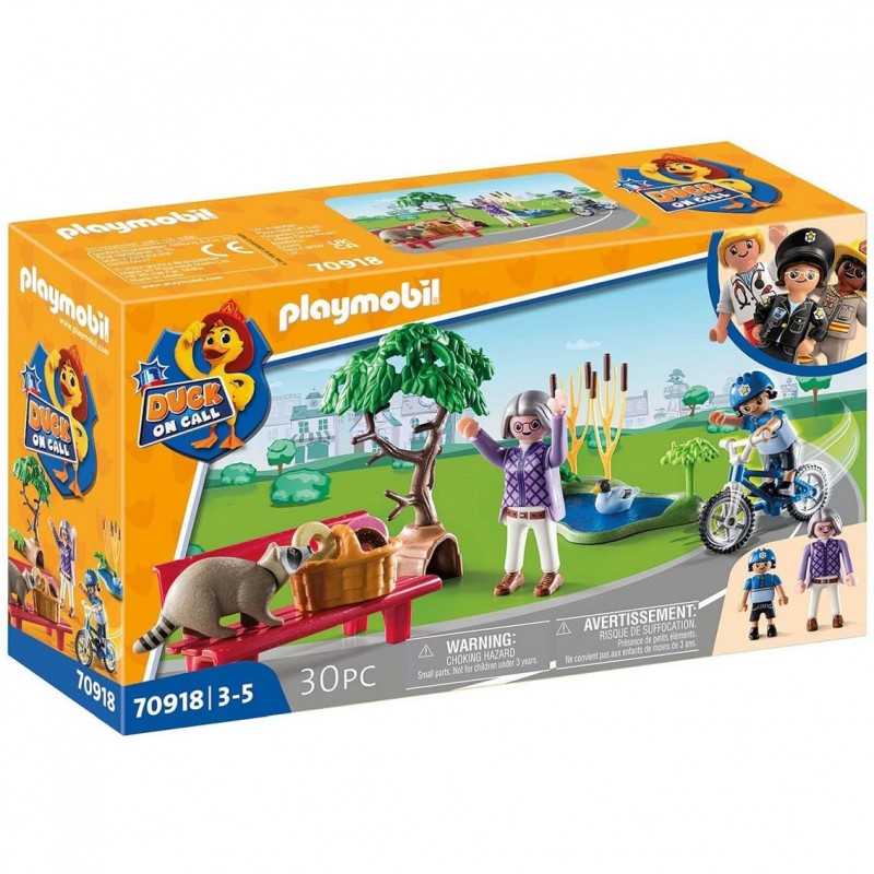 Playmobil duck on call accion policial Â¡atrapa al ladron!