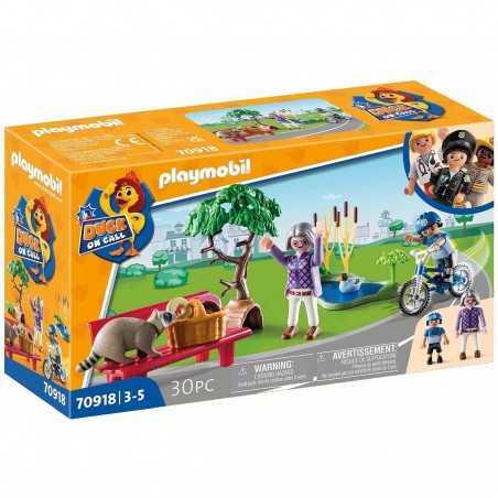 Playmobil duck on call accion policial Â¡atrapa al ladron!