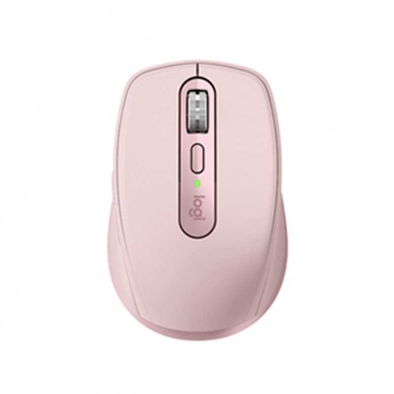 Mouse raton logitech mx anywhere 3s wireless inalambrico bluetooth rosa