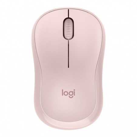 Mouse raton logitech m240 optico bluetooth silent rosado