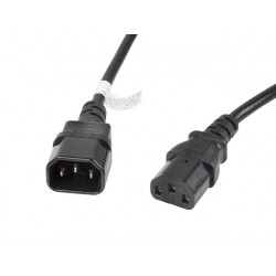 Cable alargador lanberg alimentacion cpu iec320 c13 h - iec320 c14 m vde 3m