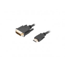 Cable hdmi lanberg macho - dvi - d 18+1 macho single link 1.8m negro