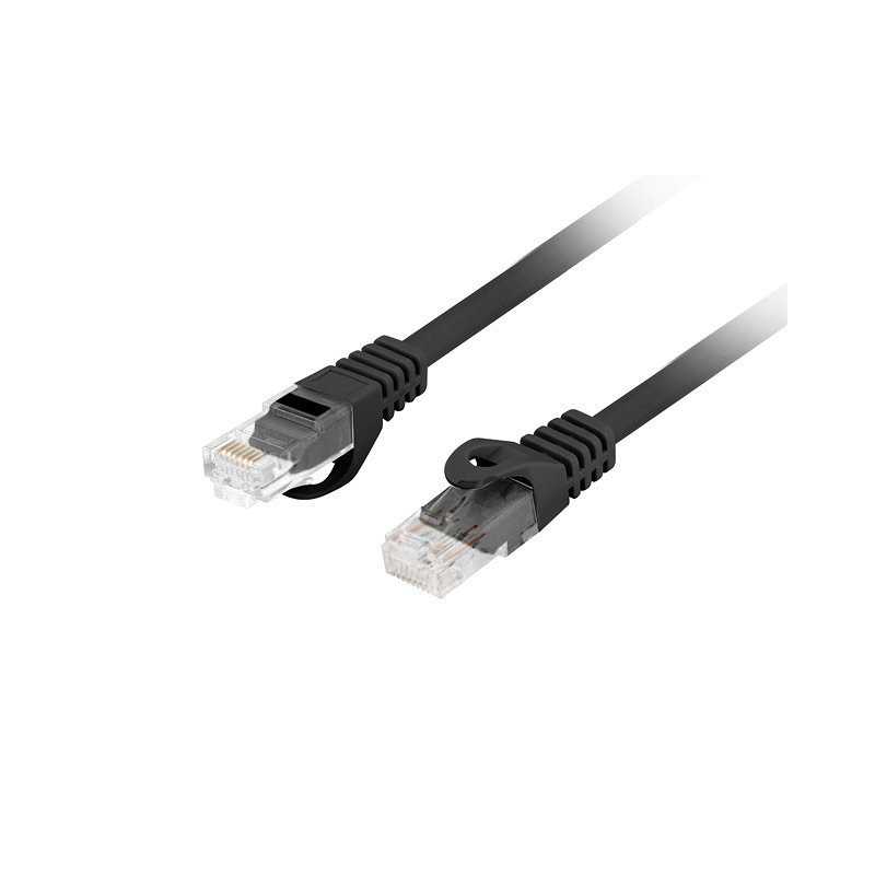 Latiguillo rj45 lanberg cat.6 utp 2m negro
