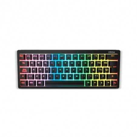 Teclado gaming krom kreator negro