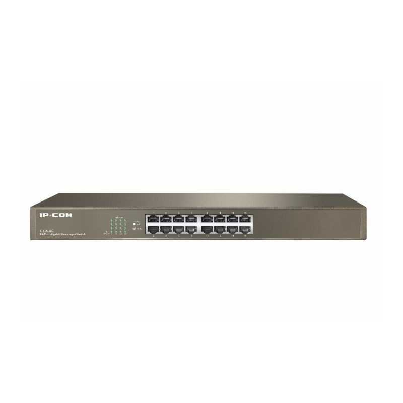 Ip - com networks g1016g switch no administrado l2 gigabit ethernet (10 - 100 - 1000) 1u bronce