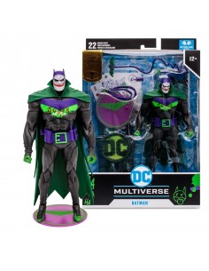 Figura mcfarlane toys dc multiverse 7in - batman (batman: white knight)(jokerized)(gold label)