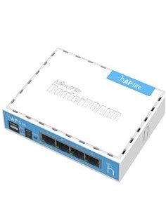 Mikrotik router board rb - 9412nd hap lite with 650mhz cpu 32mb ram 4xlan built - in 2.4ghz 802b - g - n 2x2 two chain wireless