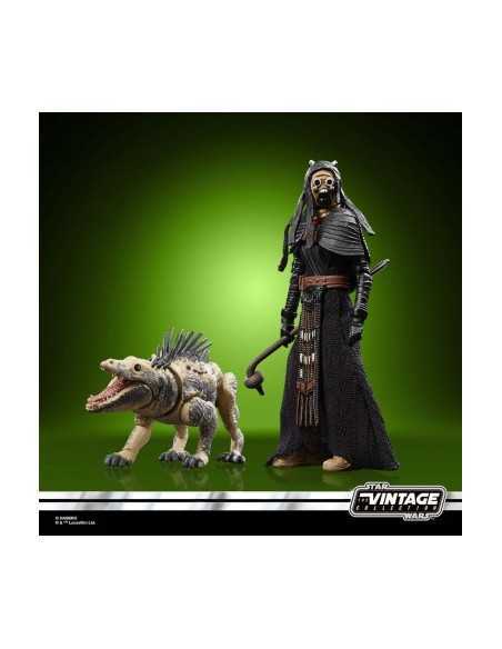 Figura hasbro star wars coleccion vintage - tusken & massiff