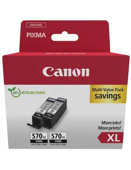 Pack cartucho tinta canon pgi - 570xl negro 2 uds