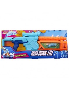 Pistola hasbro nerf super soaker mega dunk fill