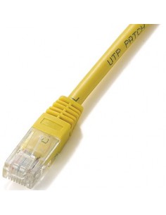 Cable red equip latiguillo rj45 u - utp cat6 10m amarillo