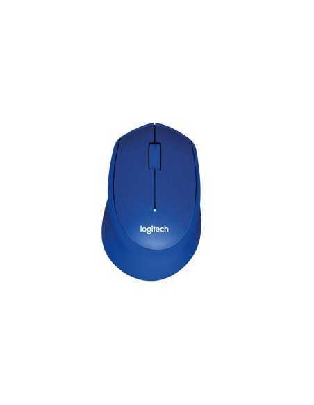 Mouse raton logitech m330 optico wireless inalambrico silent plus azul