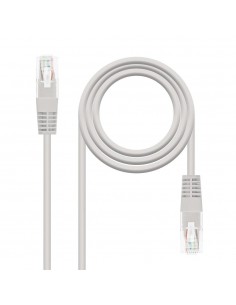 Cable red nanocable latiguillo rj45 utp cat6 3m gris
