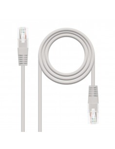 Cable red nanocable latiguillo rj45 utp cat6 1m gris
