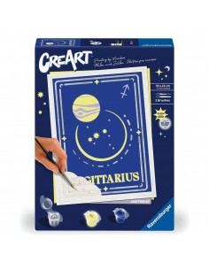 Kit para pintar con nÃºmeros ravensburger creart serie trend d zodiac: sagitario