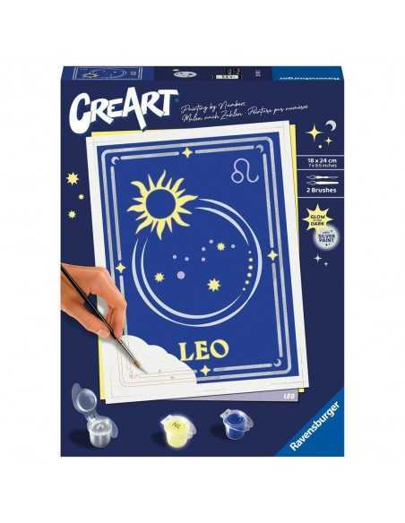 Kit para pintar con nÃºmeros ravensburger creart serie trend d zodiac: leo