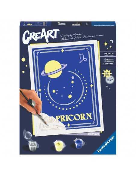 Kit para pintar con nÃºmeros ravensburger creart serie trend d zodiac: capricornio