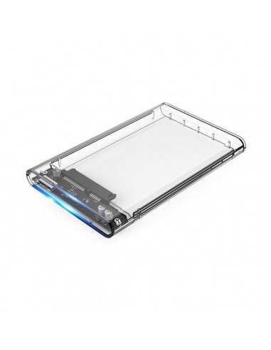Carcasa disco duro - hdd - ssd coolbox coo - sct - 2533 2.5 pulgadas sata usb 3.0 transparente