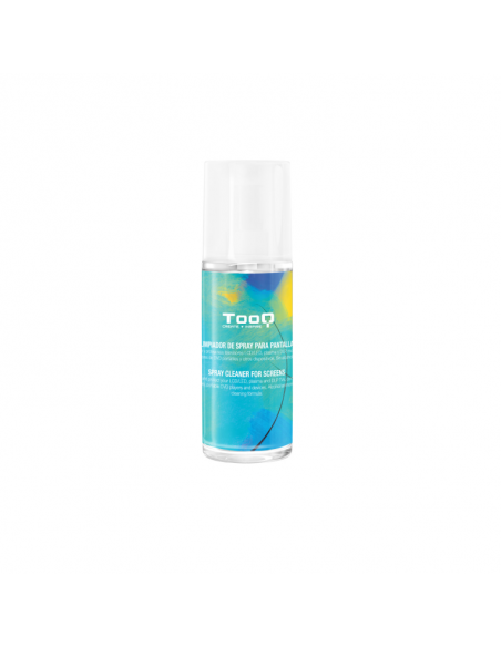 Kit spray tooq limpiador pantallas + paÃ±o microfibra