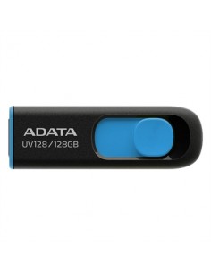 Memoria usb 3.2 adata uv128 128gb negro - azul