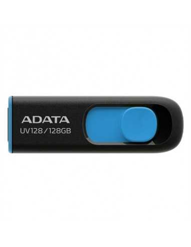 Memoria usb 3.2 adata uv128 128gb negro - azul