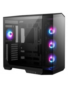 Caja ordenador gaming msi mag pano 100r pz atx rgb cristal templado negro