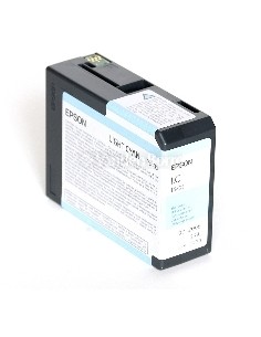 Cartucho tinta epson t5805 cian claro 80ml stylus pro 3800 - 3880