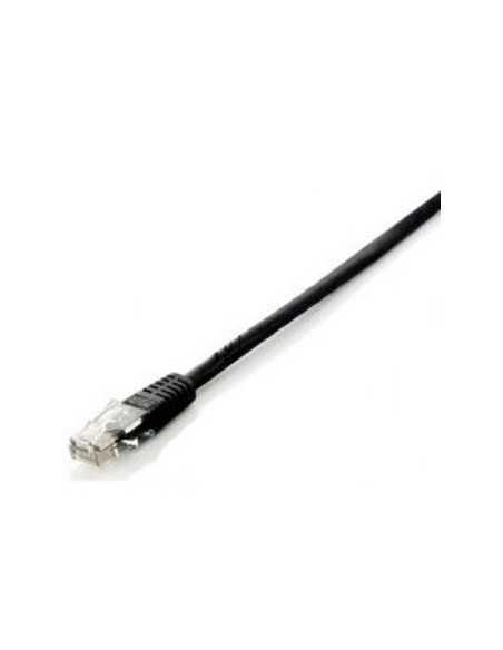 Cable red equip latiguillo rj45 u - utp cat6 1m negro