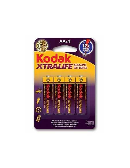 Blister kodak xtralife 4 pilas alcalina aa lr6