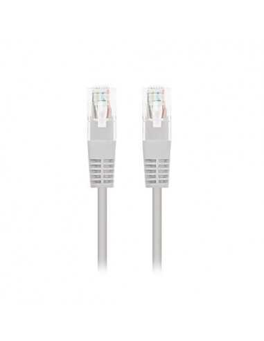 Cable red nanocable latiguillo rj45 utp cat6 0.3m gris 30cm