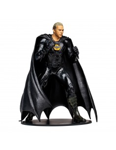 Megafigura mcfarlane toys dc multiverse the flash - batman michael keaton sin mascara