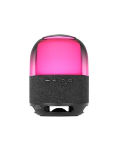 Altavoz bluetooth portable mars gaming msflow negro 15w deepbass bt microsd rgb 360 bat 6h