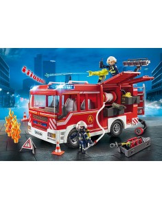 Playmobil ciudad accion - camion de bomberos