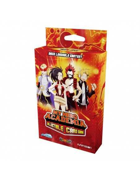 Juego de cartas my hero academia deck loadable content crimson rampage