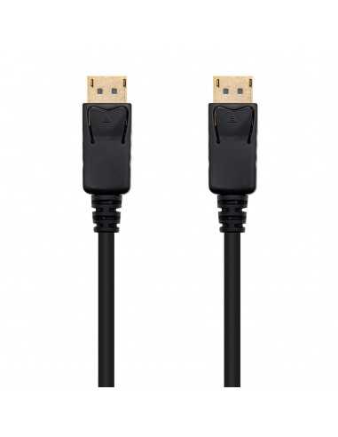 Cable displayport nanocable 1m - macho - macho - negro