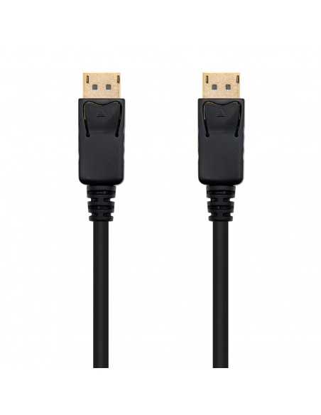 Cable displayport nanocable 1m - macho - macho - negro
