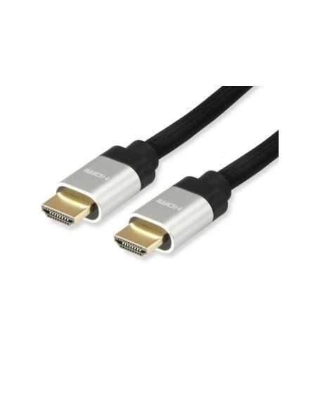 Cable hdmi equip 2.1 ultra 8k high speed con ethernet macho - macho 1m negro