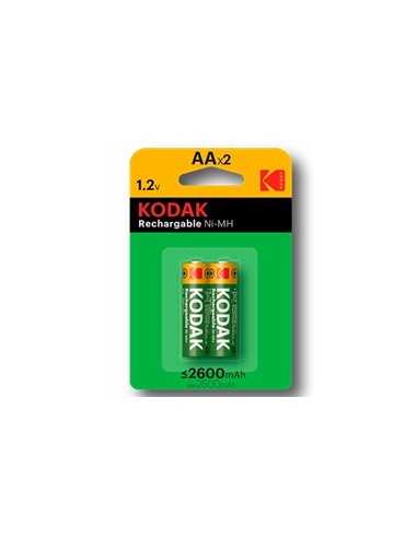 Blister pilas kodak recargables ni - mh aa lr6 2600 mah - blister 2 pilas