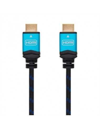 Cable hdmi 2.0 nanocable 4k 0.5m - macho - macho - negro