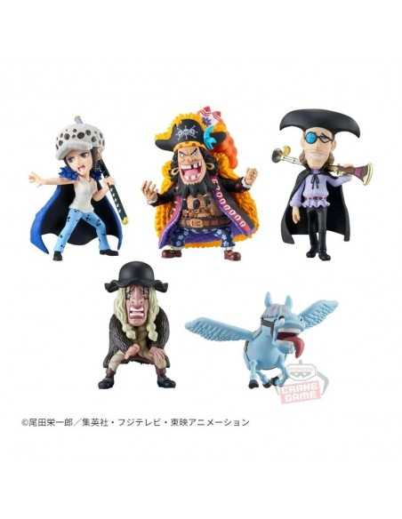 One piece world collectable figure - trafalgar.law vs blackbeard pirates - 1 unidad aleatoria